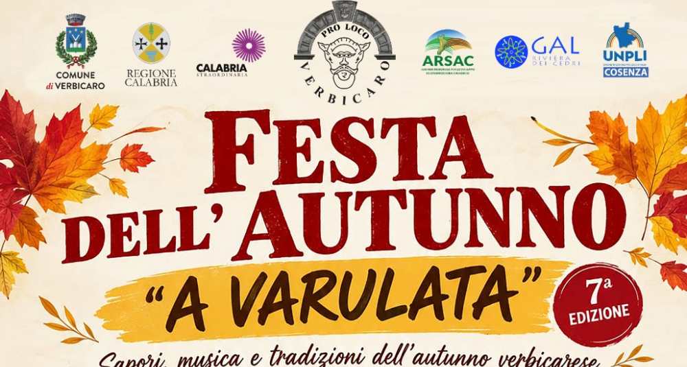 Verbicaro, l’autunno si accende con “A Varulata”: due giorni di gusto, vino e musica popolare nel Pollino