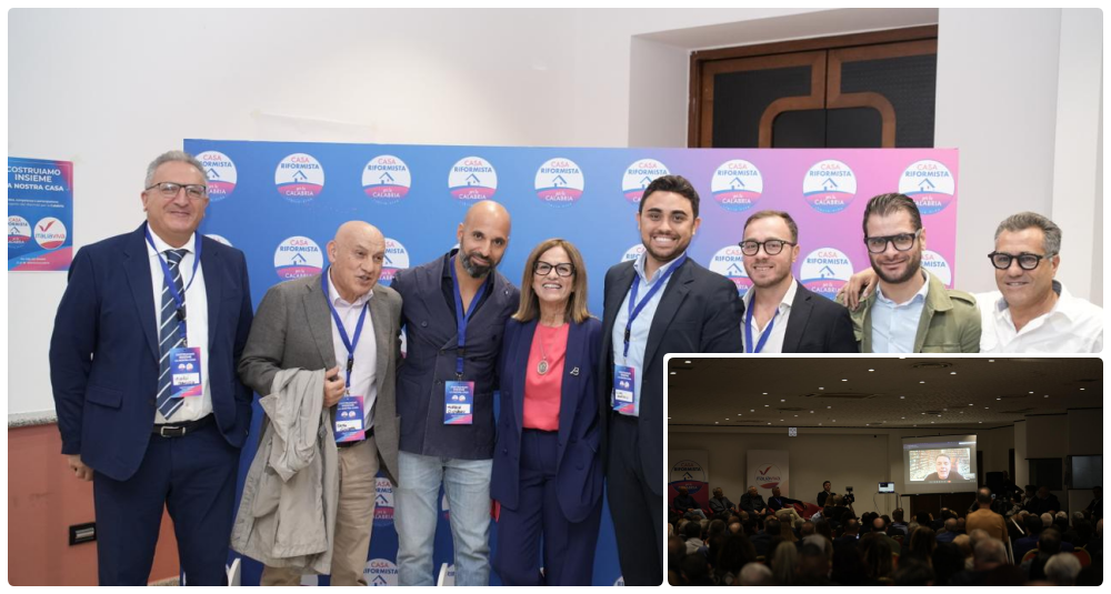 “Il riformismo non è un’etichetta”: Filomena Greco e Matteo Renzi lanciano da Rende il manifesto di Casa Riformista