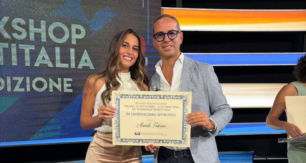 La cosentina Manola Federico vince il Workshop di Sportitalia: firma un contratto televisivo sul canale 60