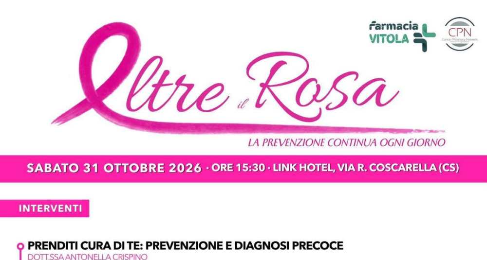Cosenza “Oltre il rosa”: la prevenzione continua ogni giorno