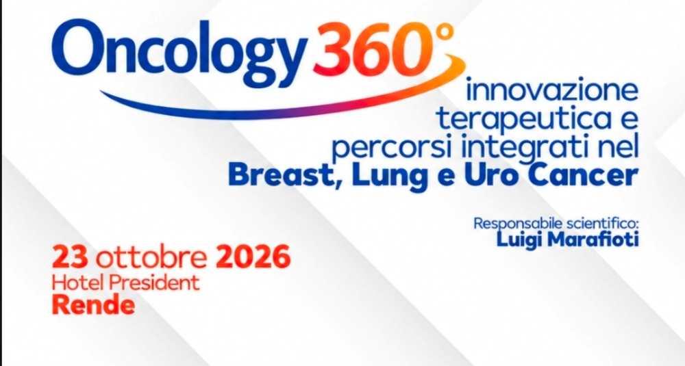 Rende, il congresso “Oncology 360º” all’Hotel President: Luigi Marafioti illustra le nuove frontiere contro i tumori