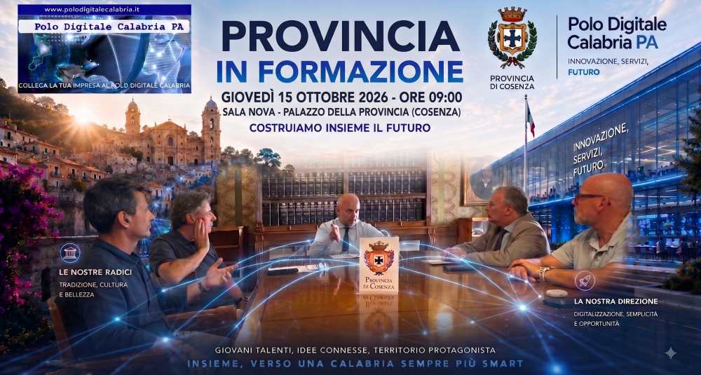 Riforma contabile e Valore Pubblico: al via a Cosenza la formazione sulla contabilità Accrual per gli Enti Locali