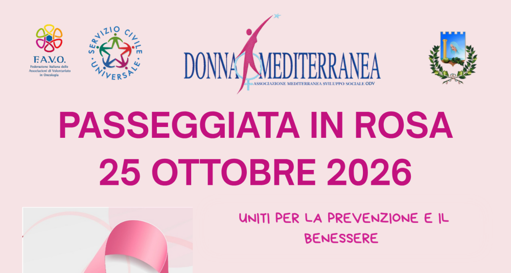 Prevenzione del tumore al seno, il 25 ottobre a Santa Maria del Cedro torna la “Passeggiata in Rosa”